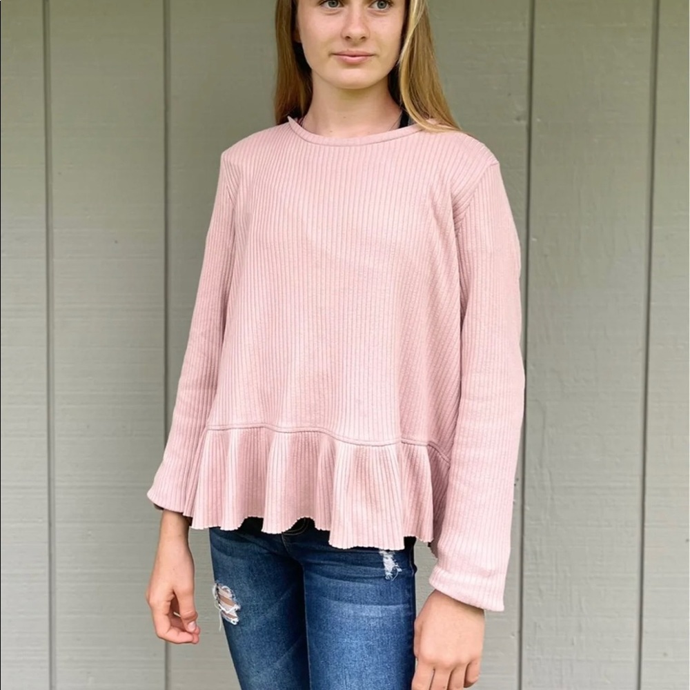 Girls Pink Sweater